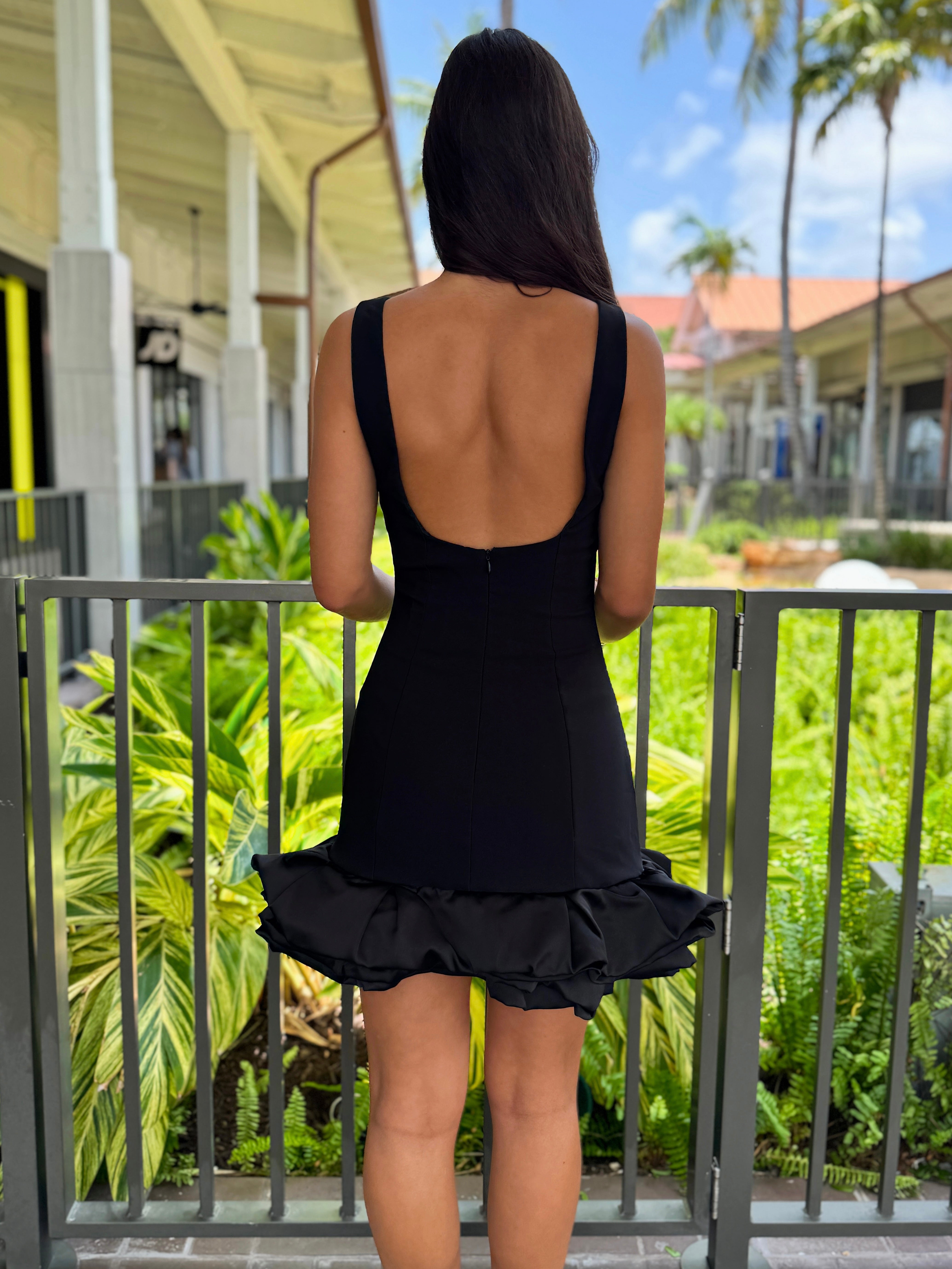 The Elle Mini Puff Sleeve Dress
