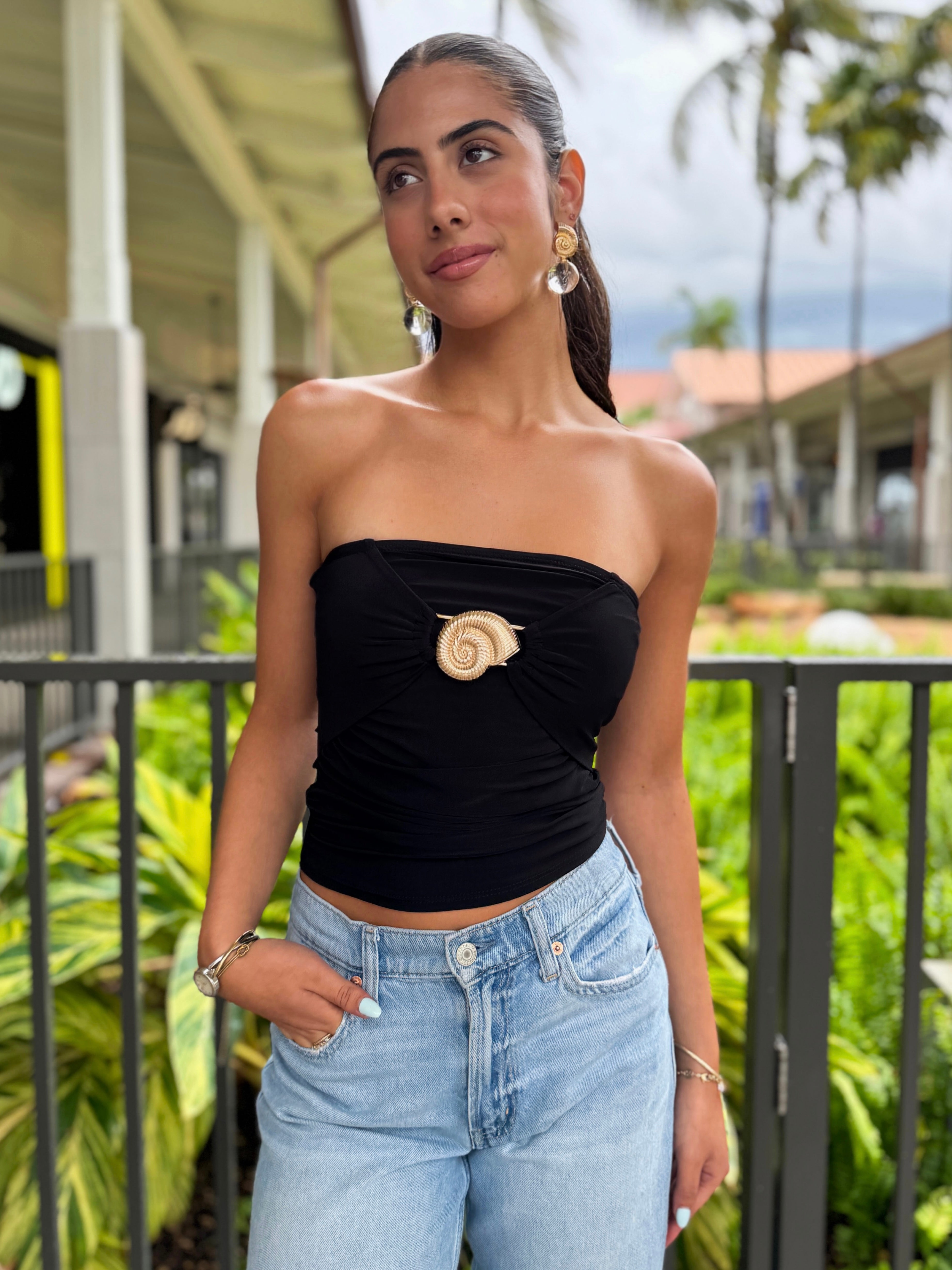 Seashell Tube Top