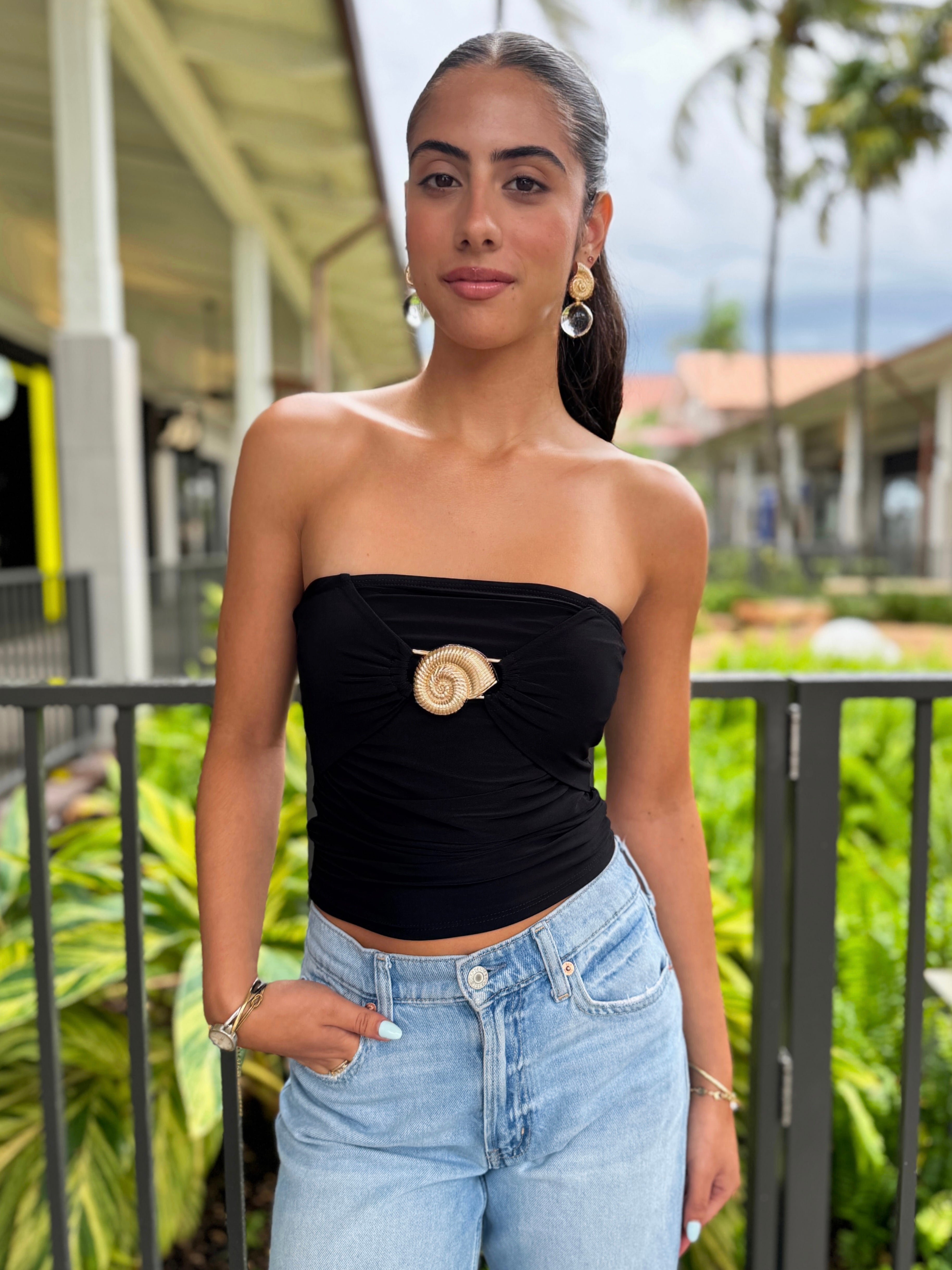 Seashell Tube Top