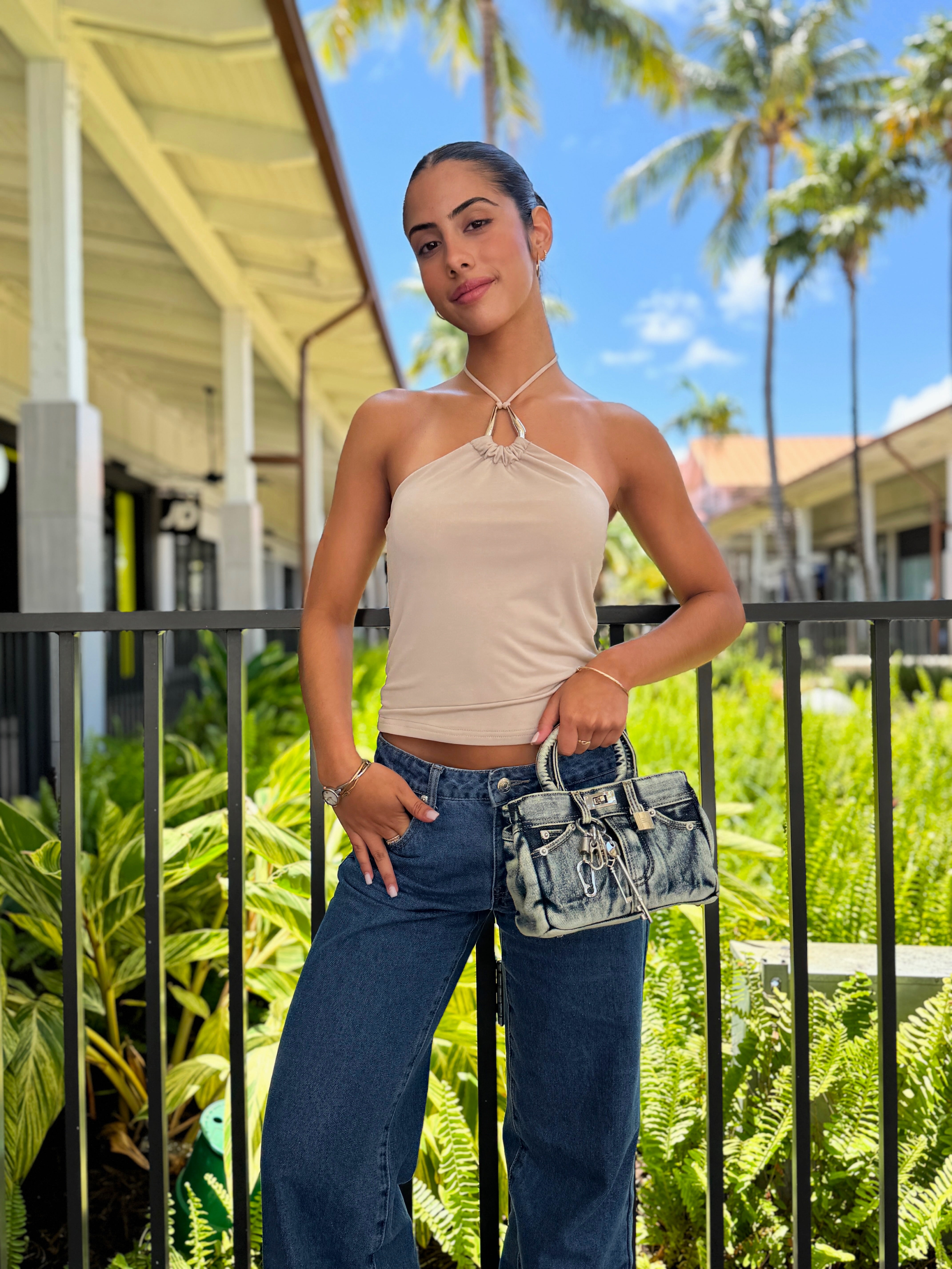 Talia Halter Top