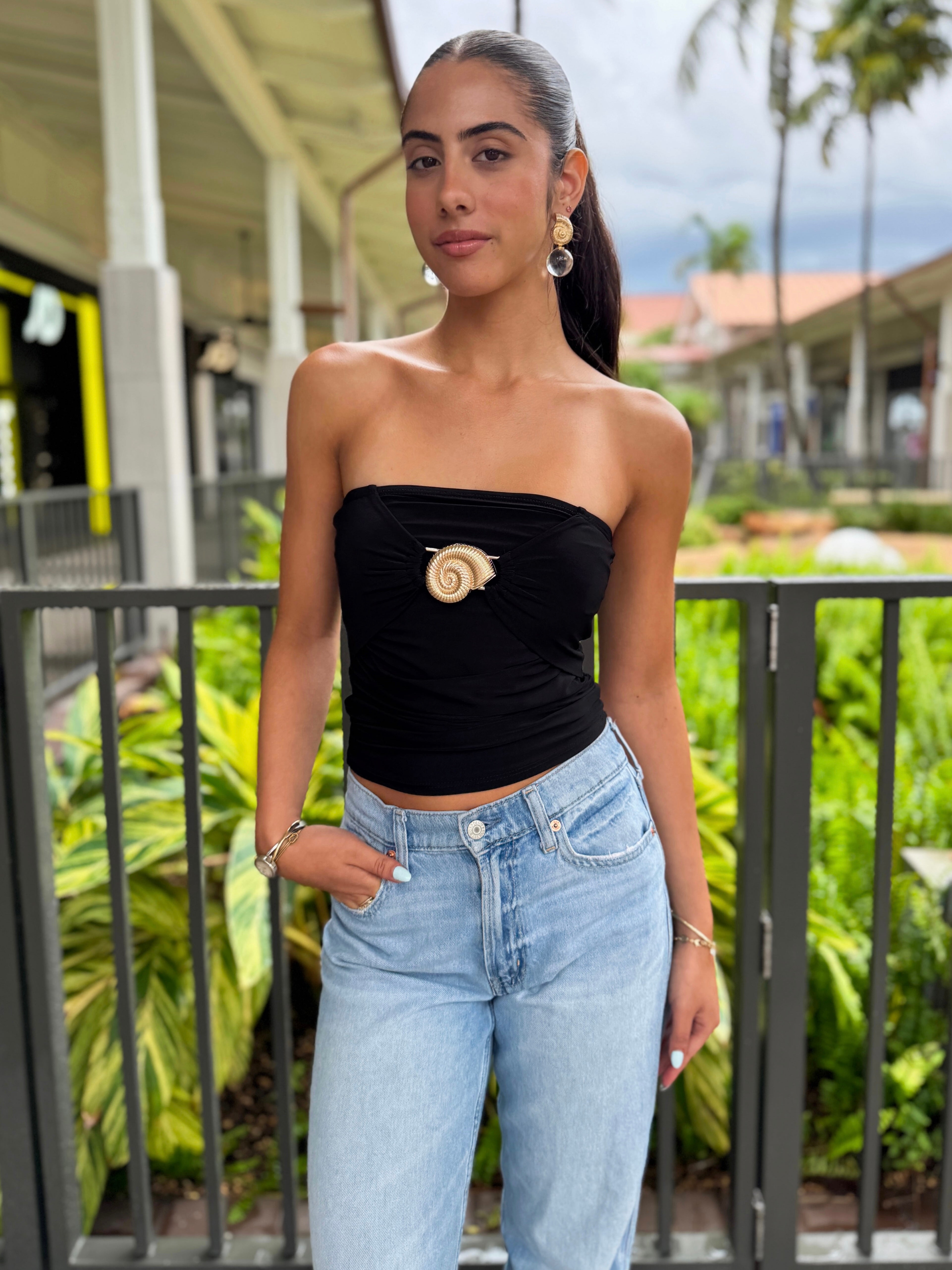Seashell Tube Top