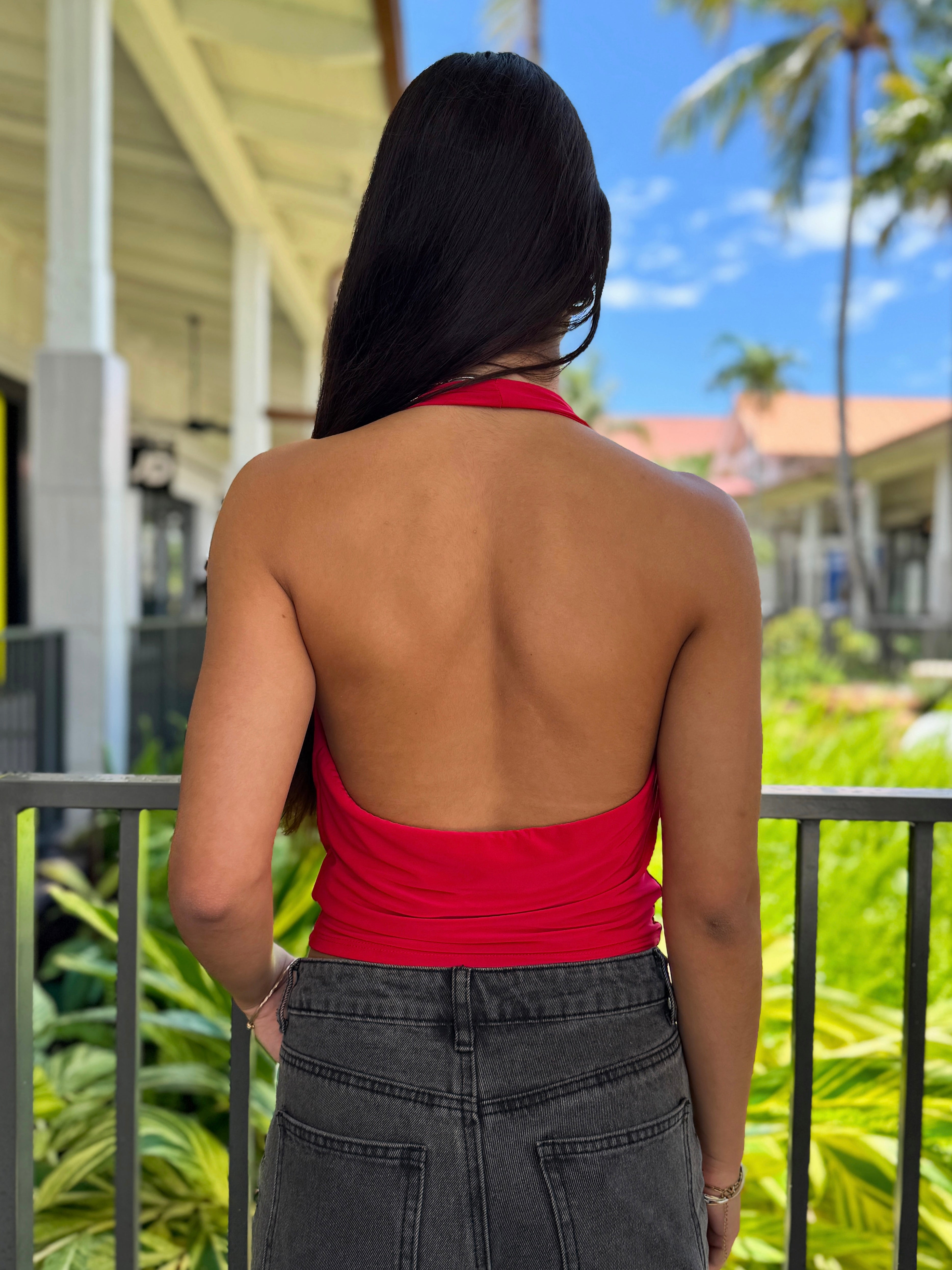 Emma Cowl Neck Halter