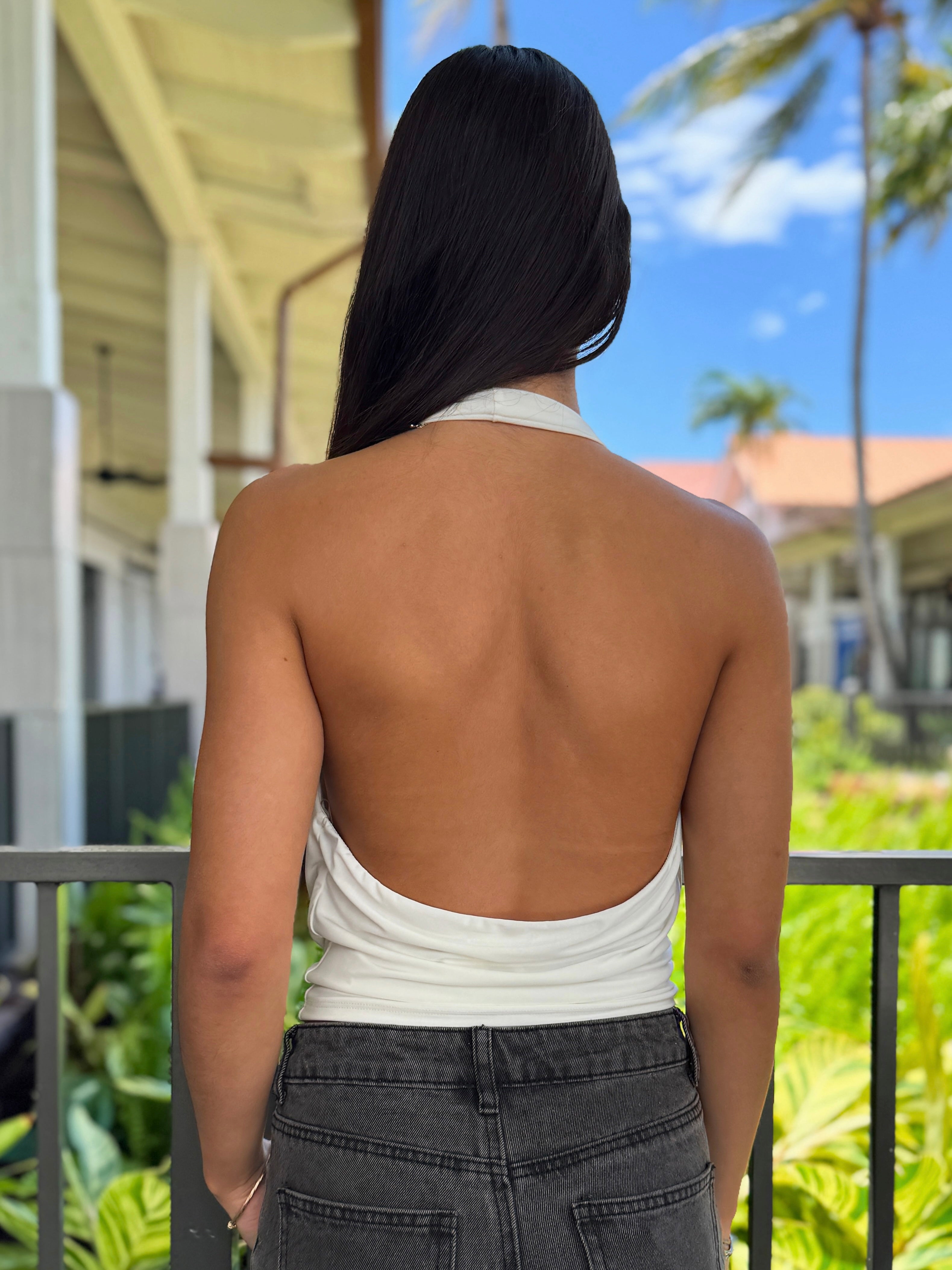 Emma Cowl Neck Halter