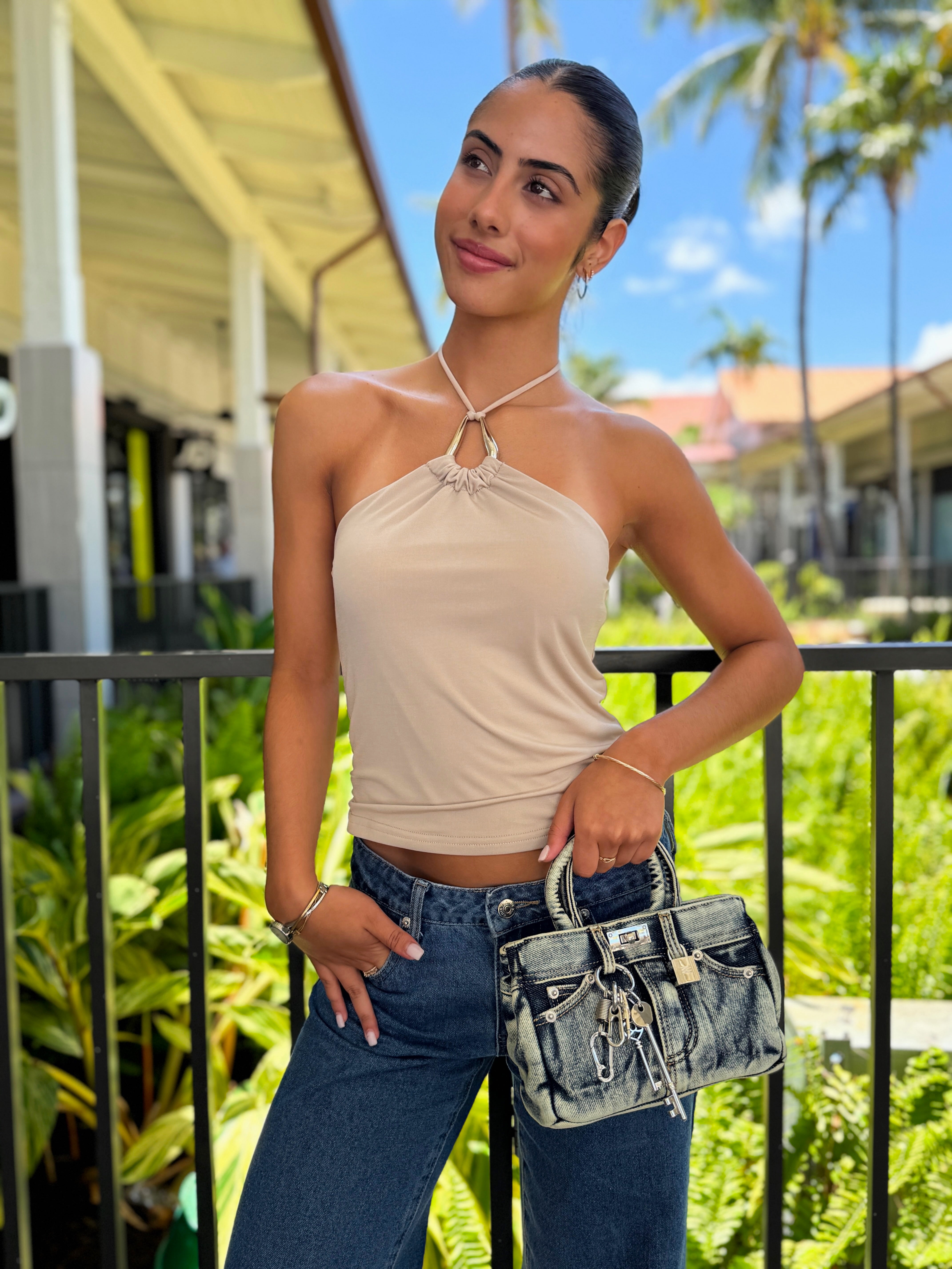 Talia Halter Top