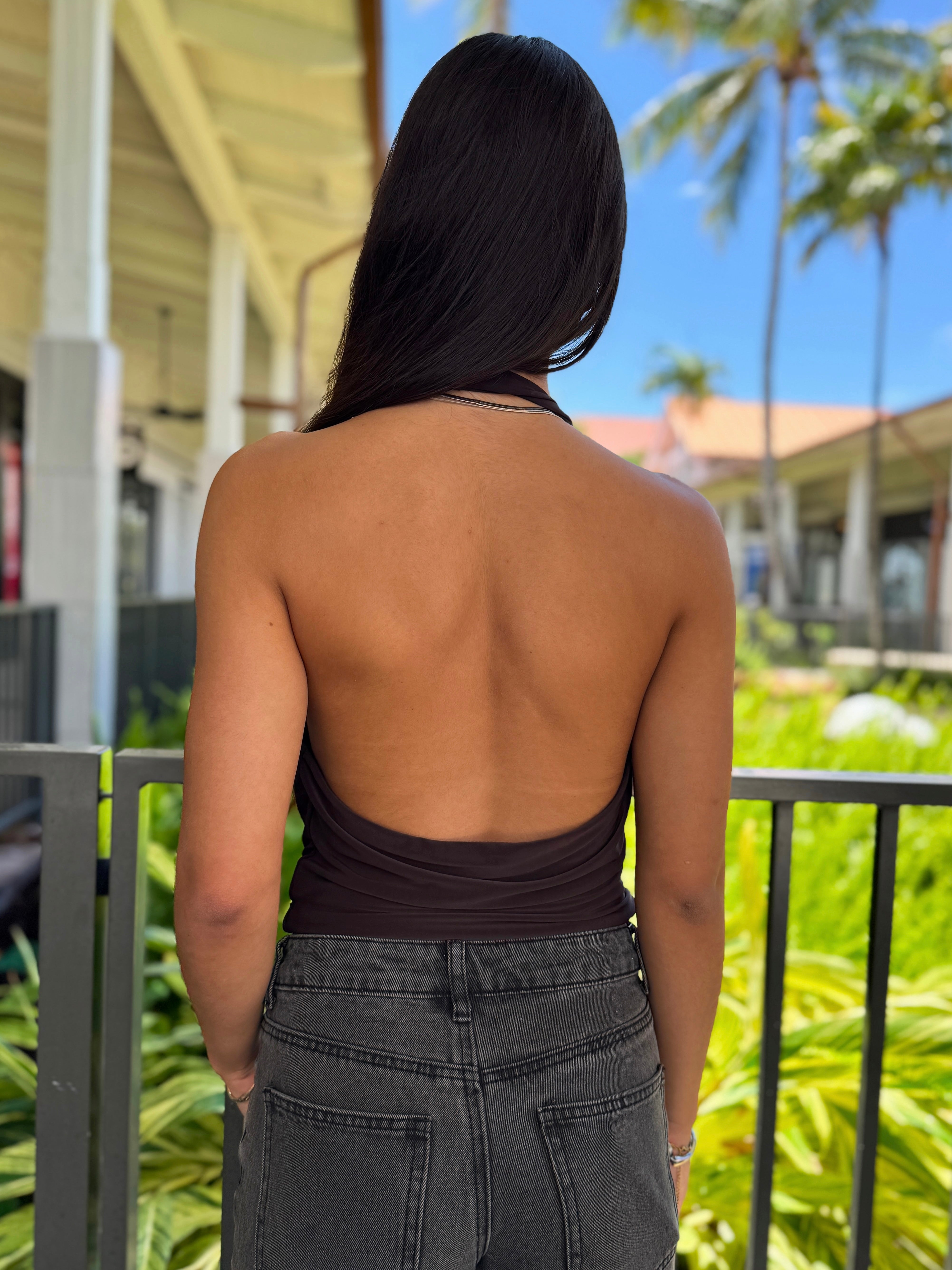 Emma Cowl Neck Halter