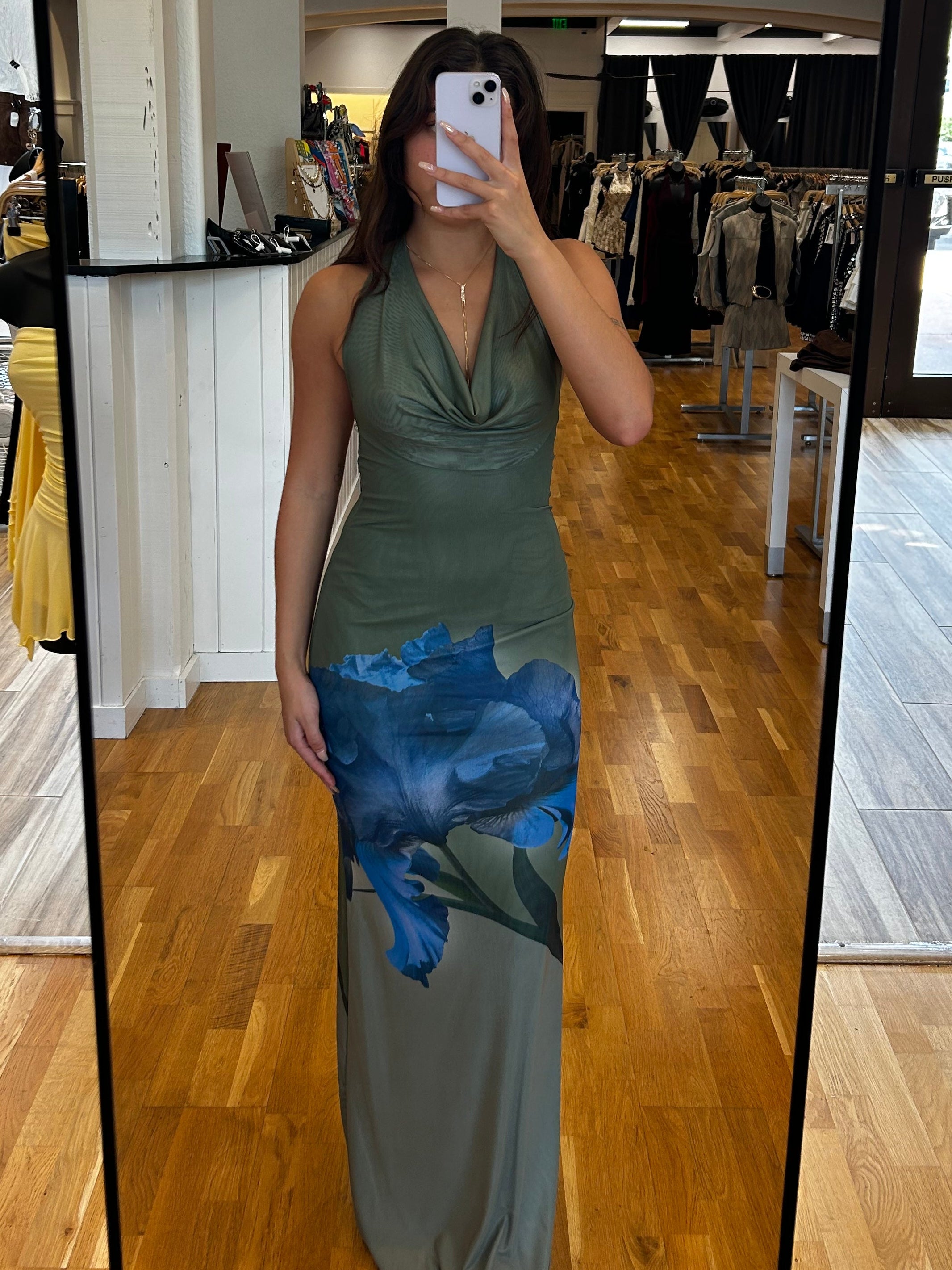 Midnight Iris Maxi