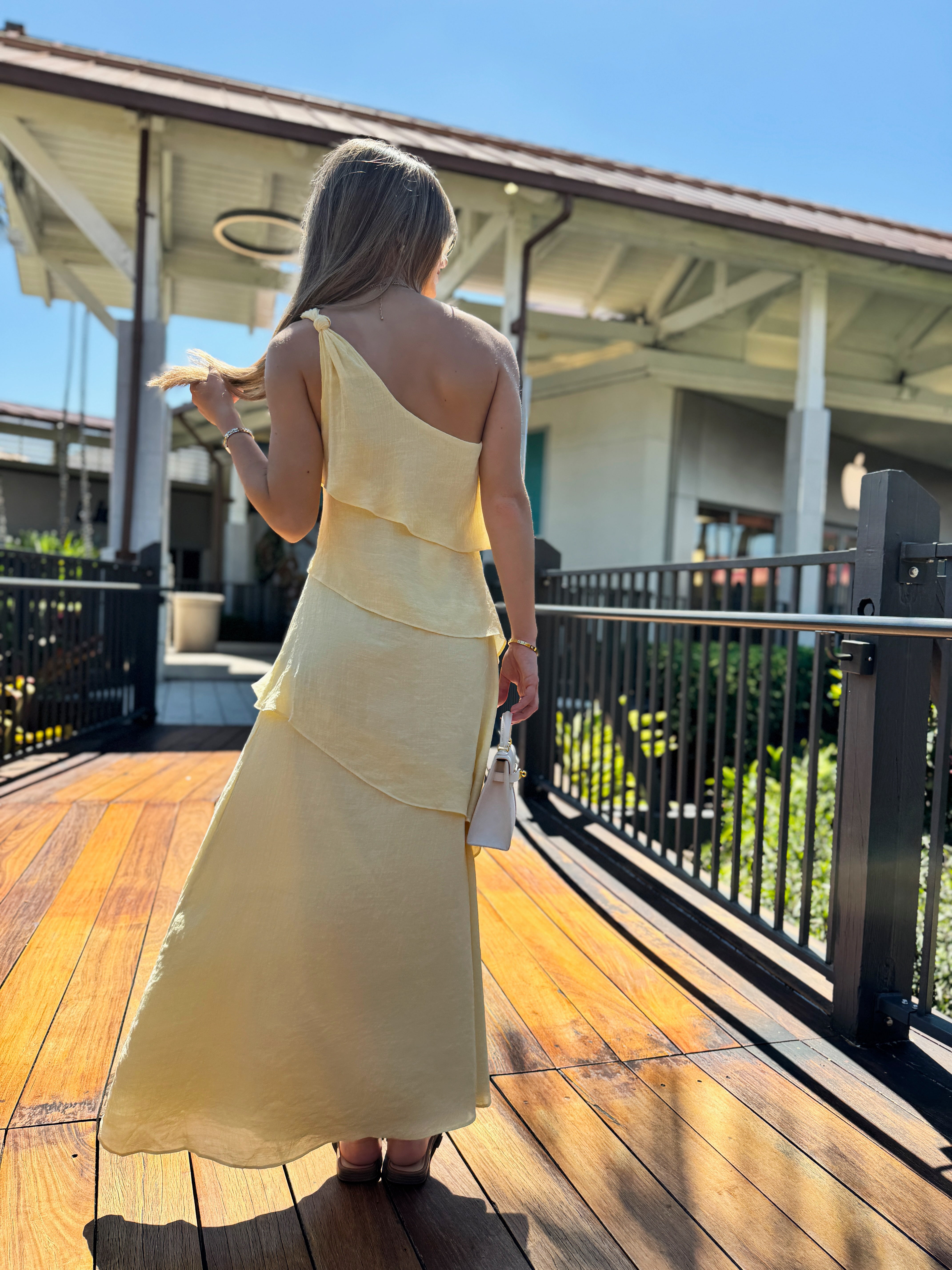 Harper One Shoulder Maxi Dress