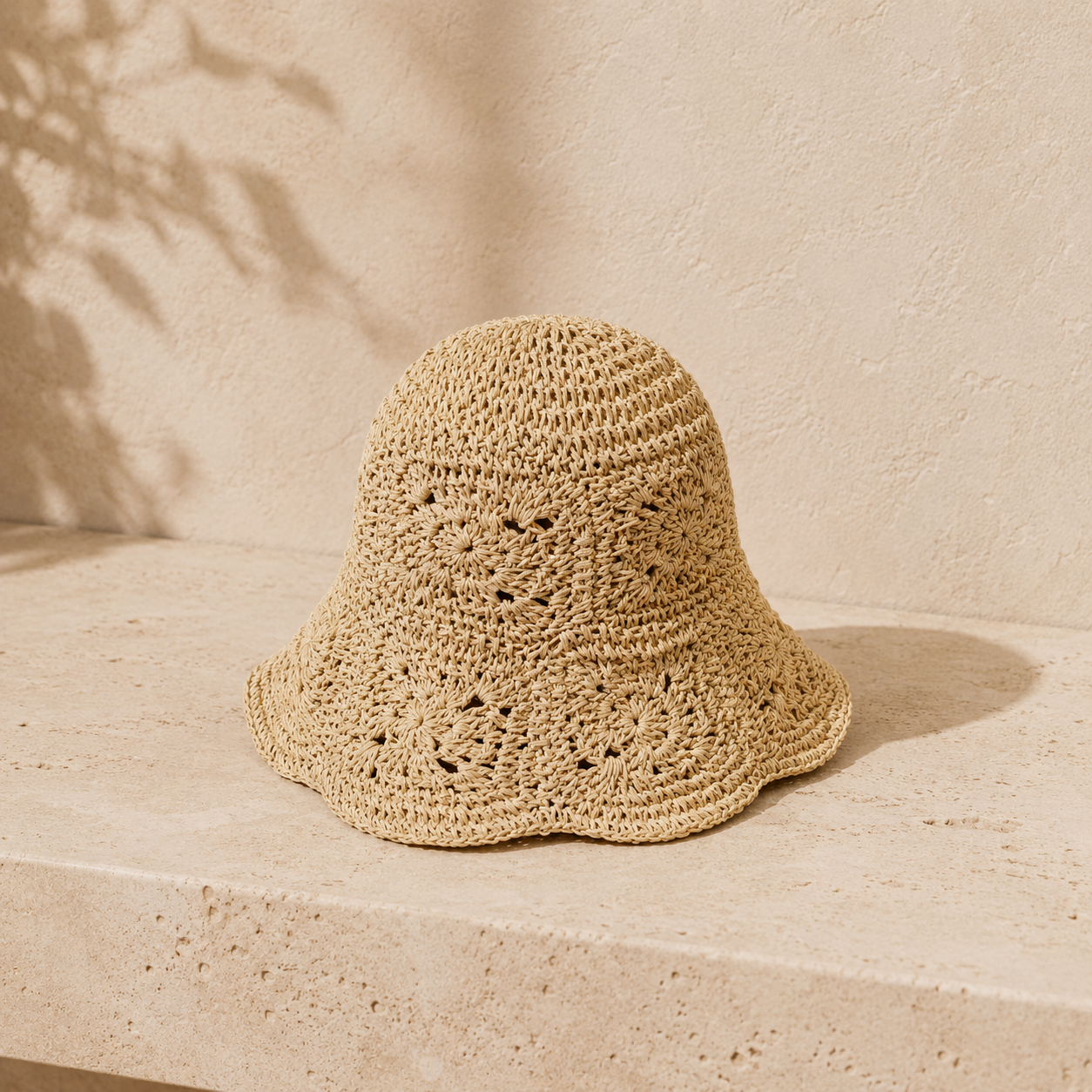 Macrame Floral Bucket Hat