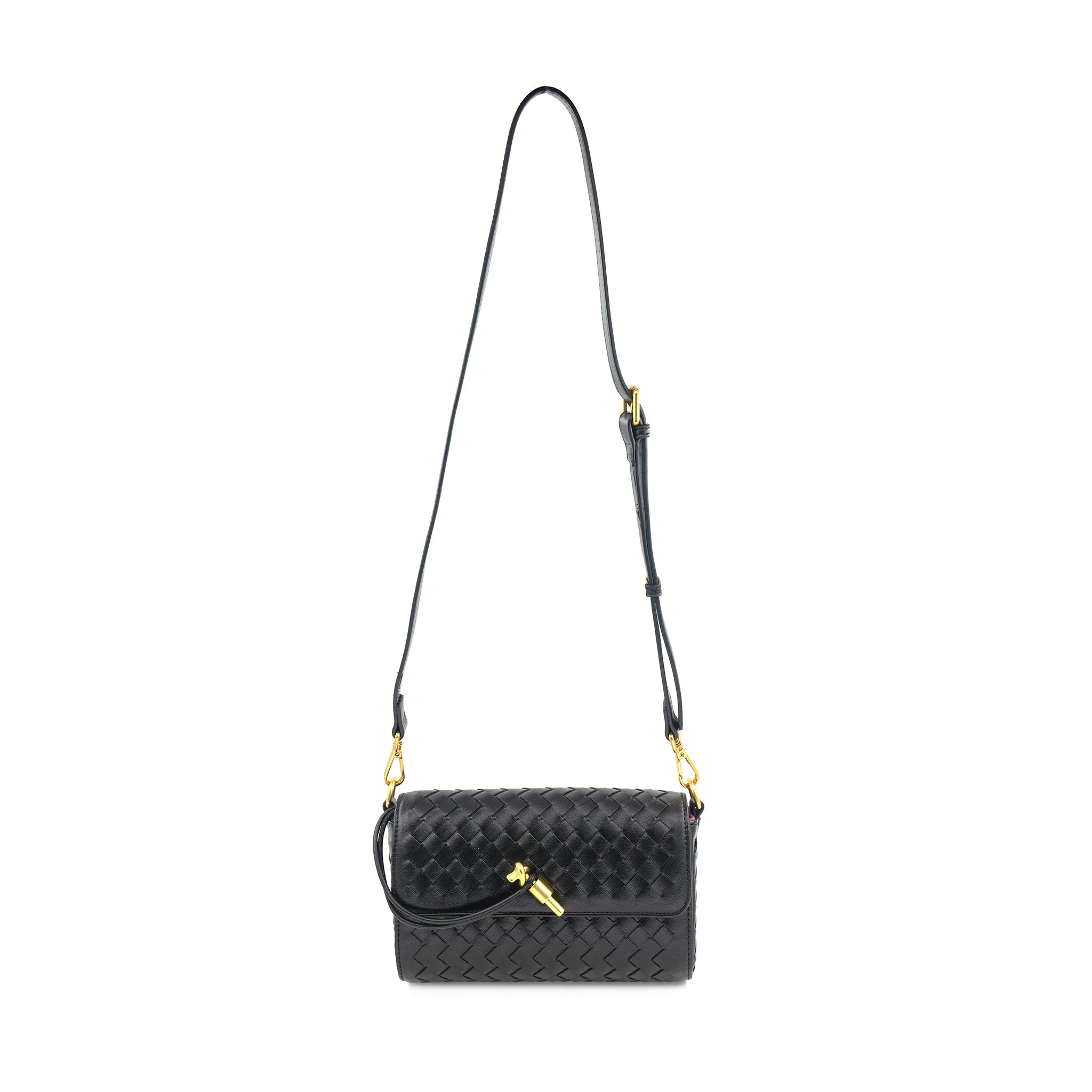 WOVEN CLUTCH (BLACK)
