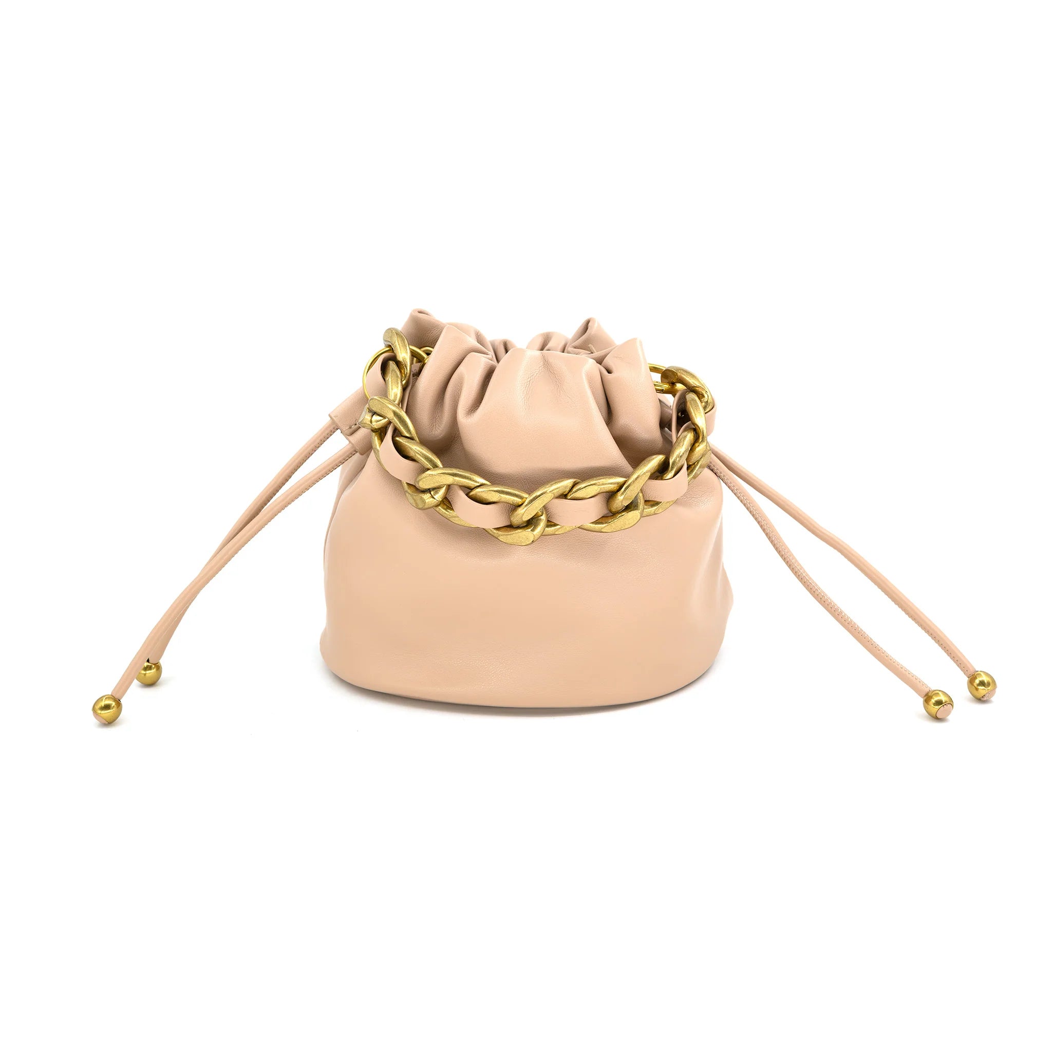 STELLA BUCKET BAG (BEIGE)