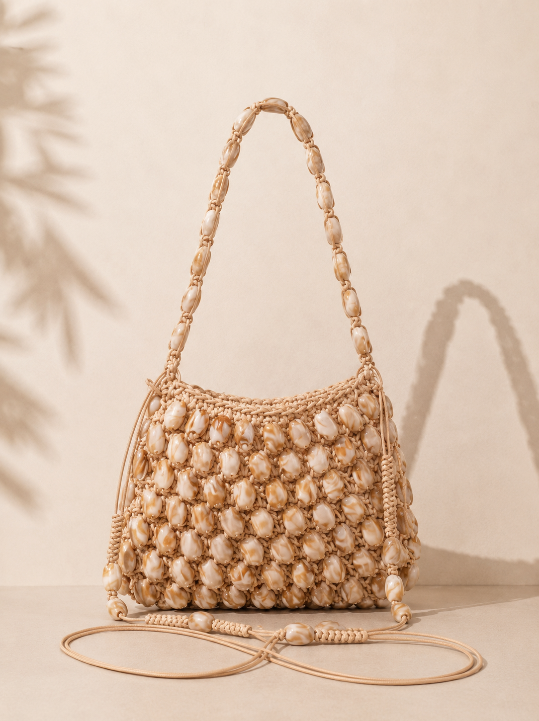 Shell Bead Crossbody bag