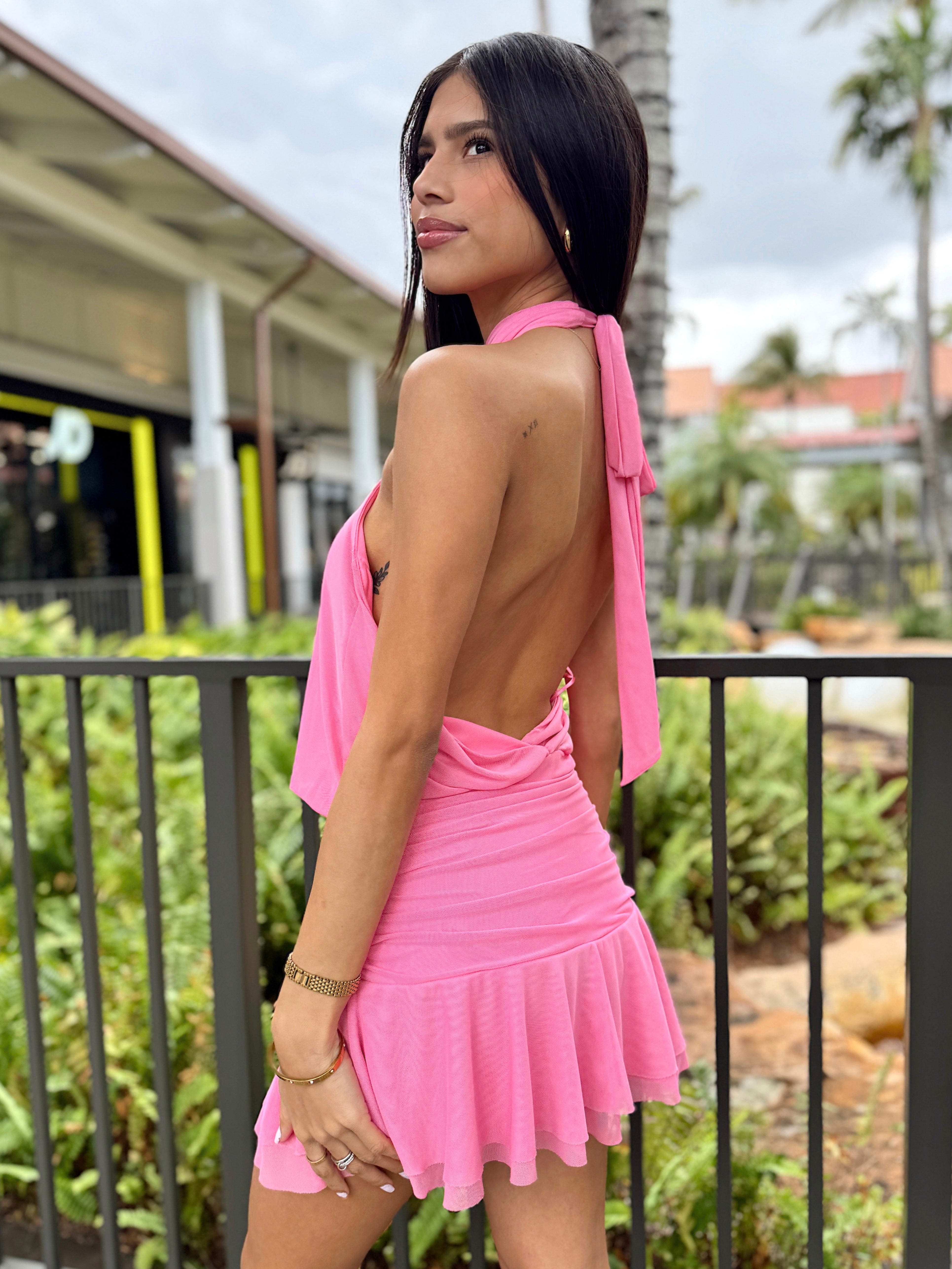 Delilah Mesh Dress