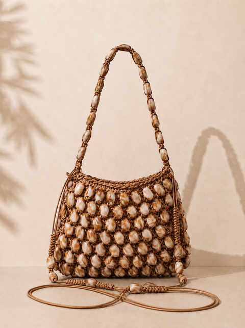 Shell Bead Crossbody bag | Shusha Boutique