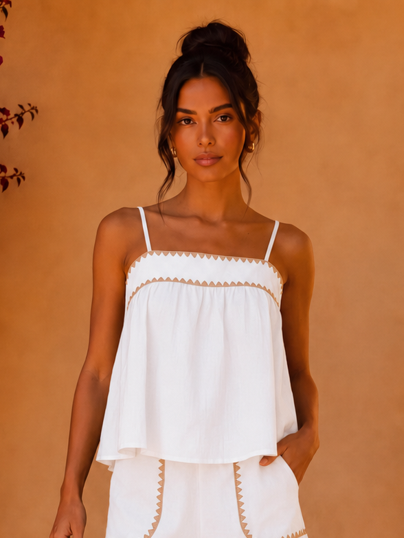 Ashlynn Linen Top