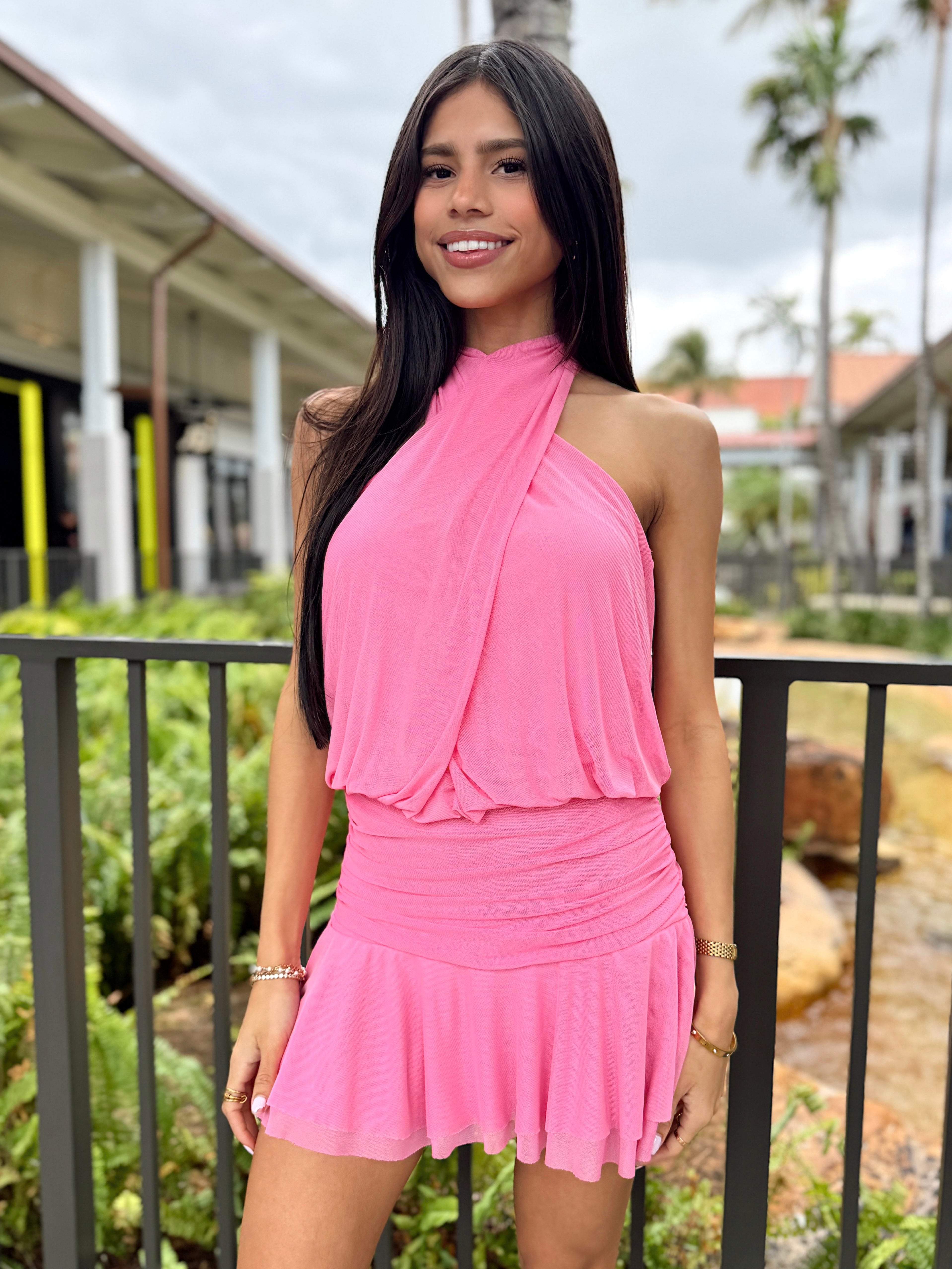 Delilah Mesh Dress
