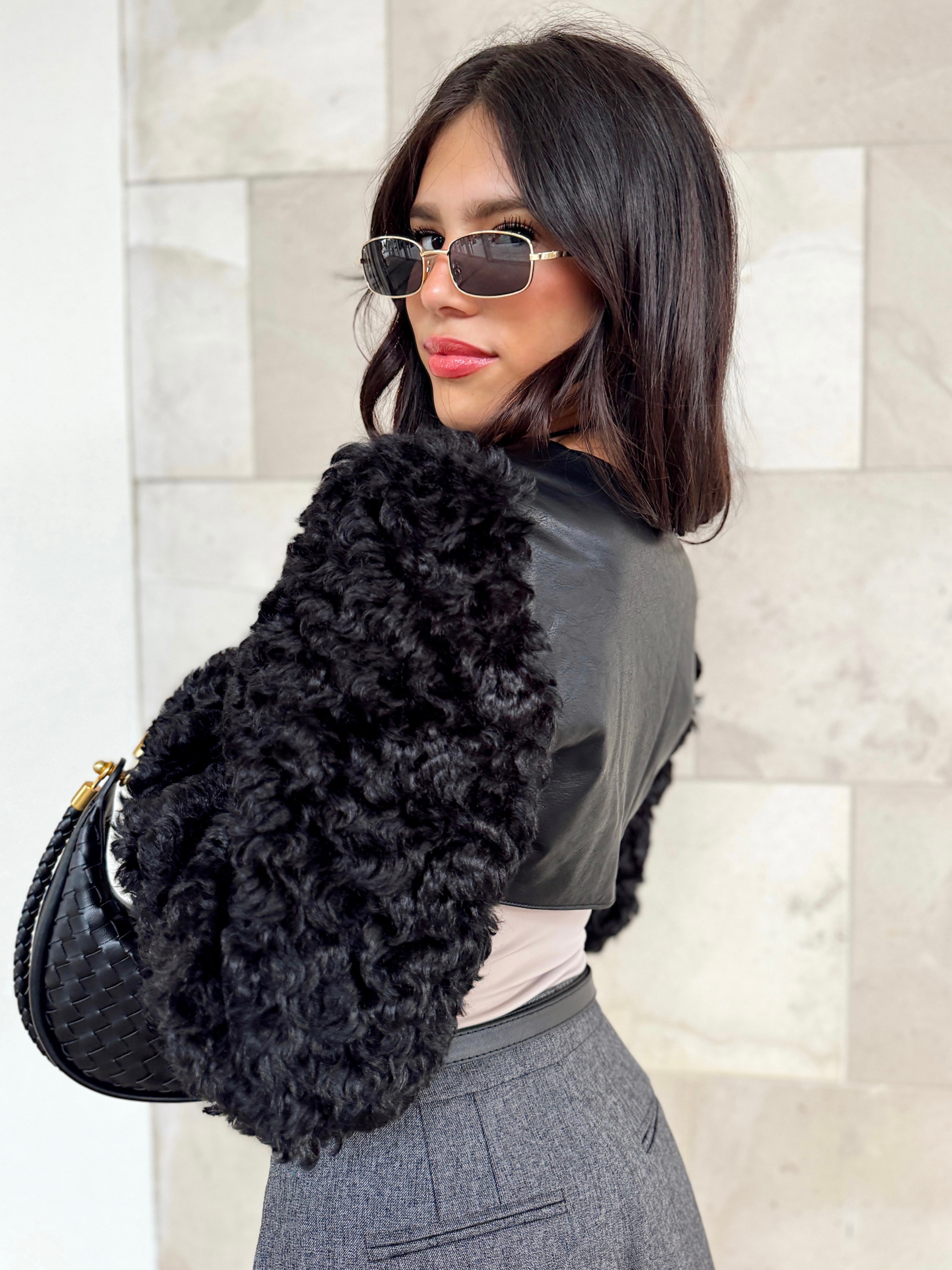 Sherpa Bolero Jacket