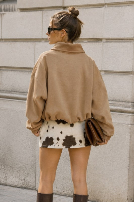 Jesse Faux Suede Jacket
