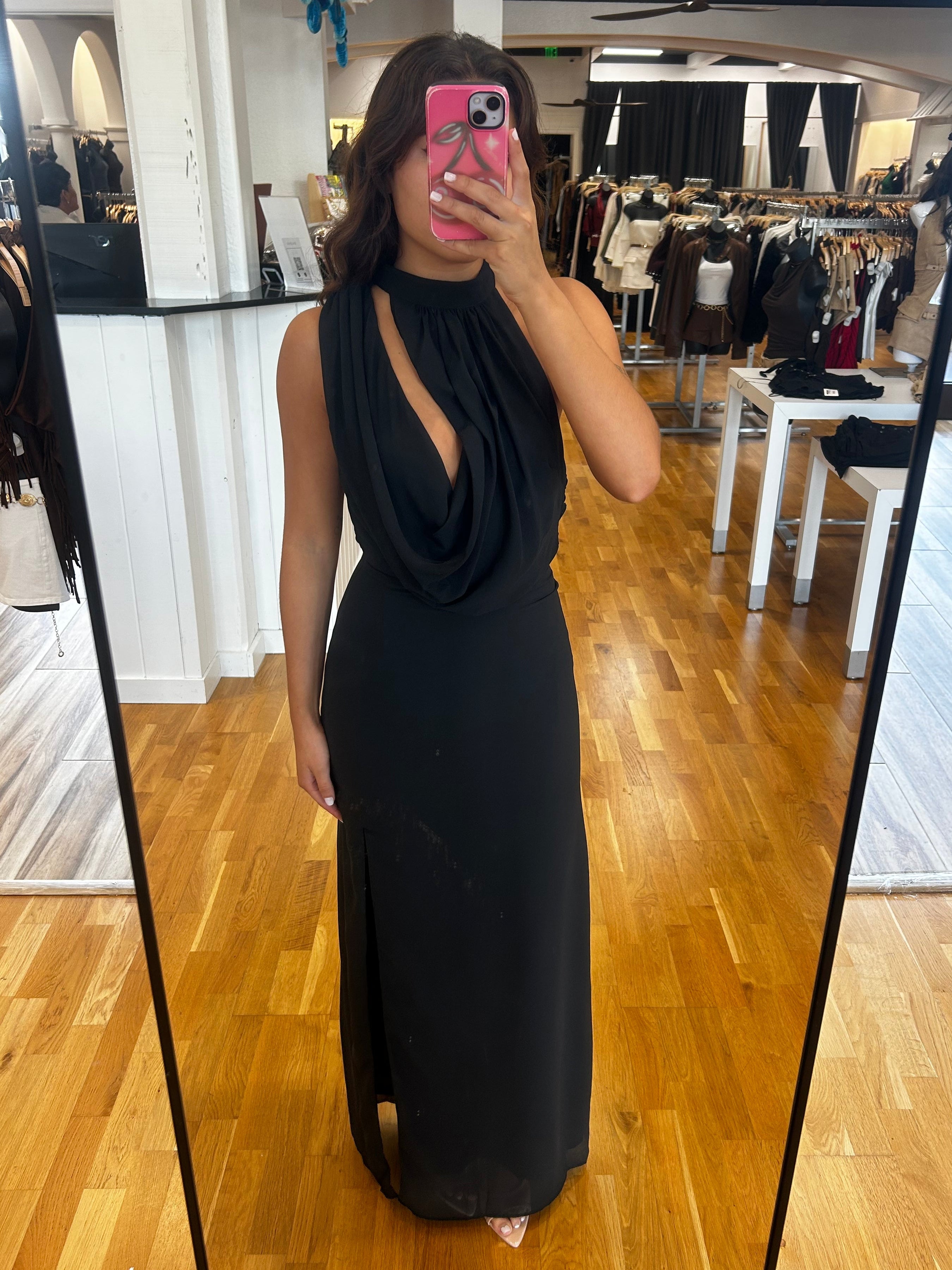 Eternal Grace Draped Maxi