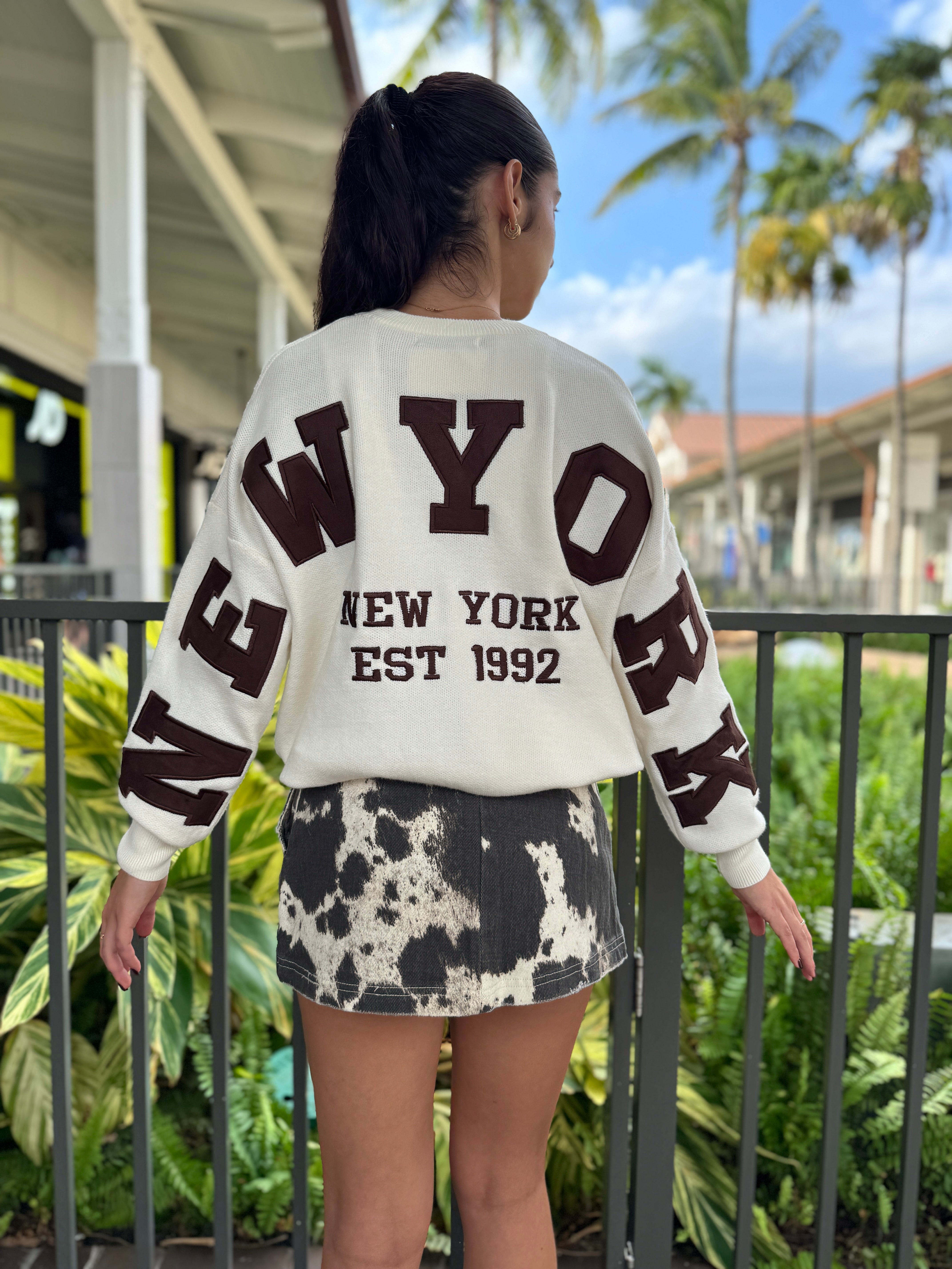 NYC Knit Crewneck