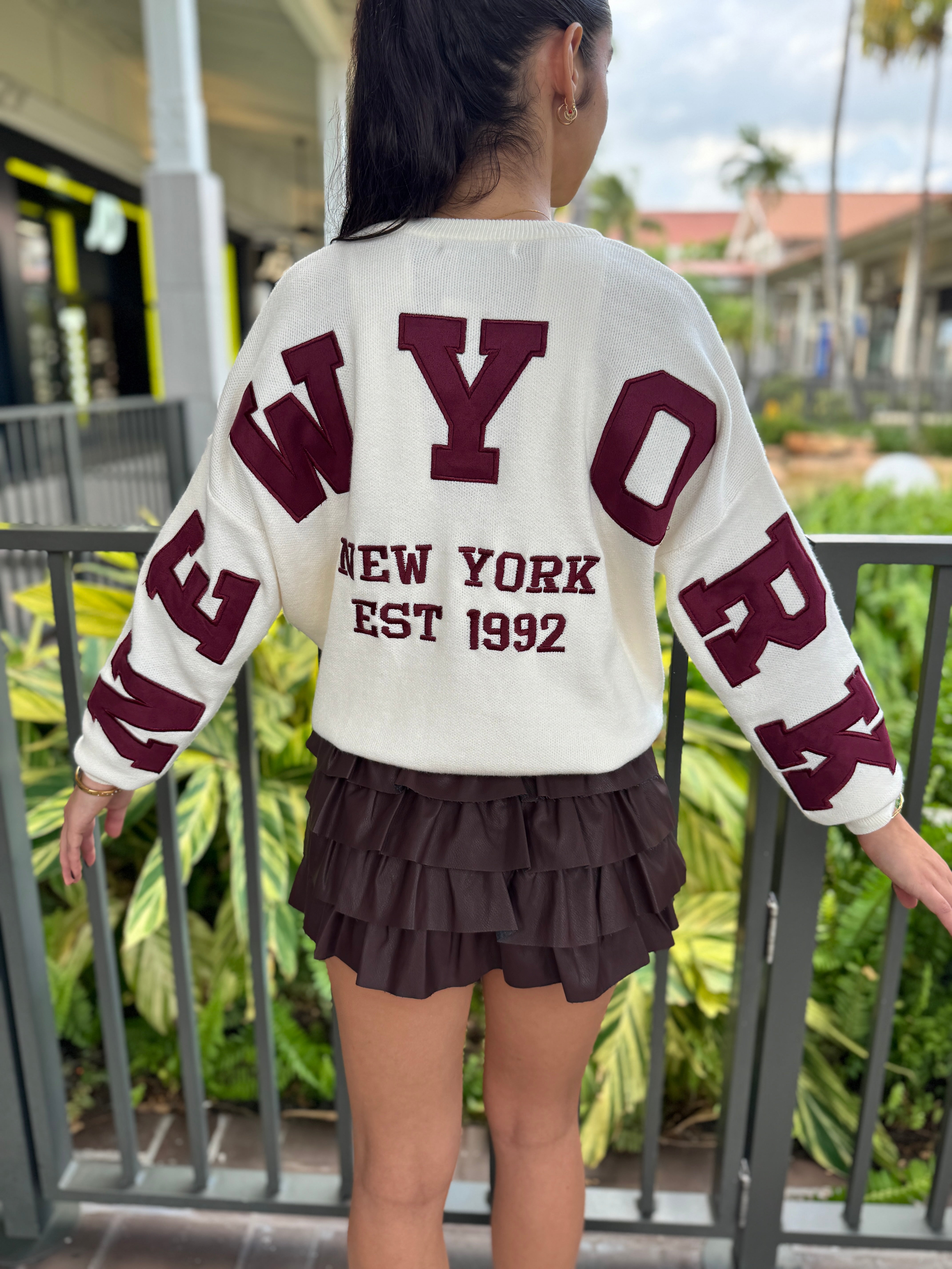 NYC Knit Crewneck