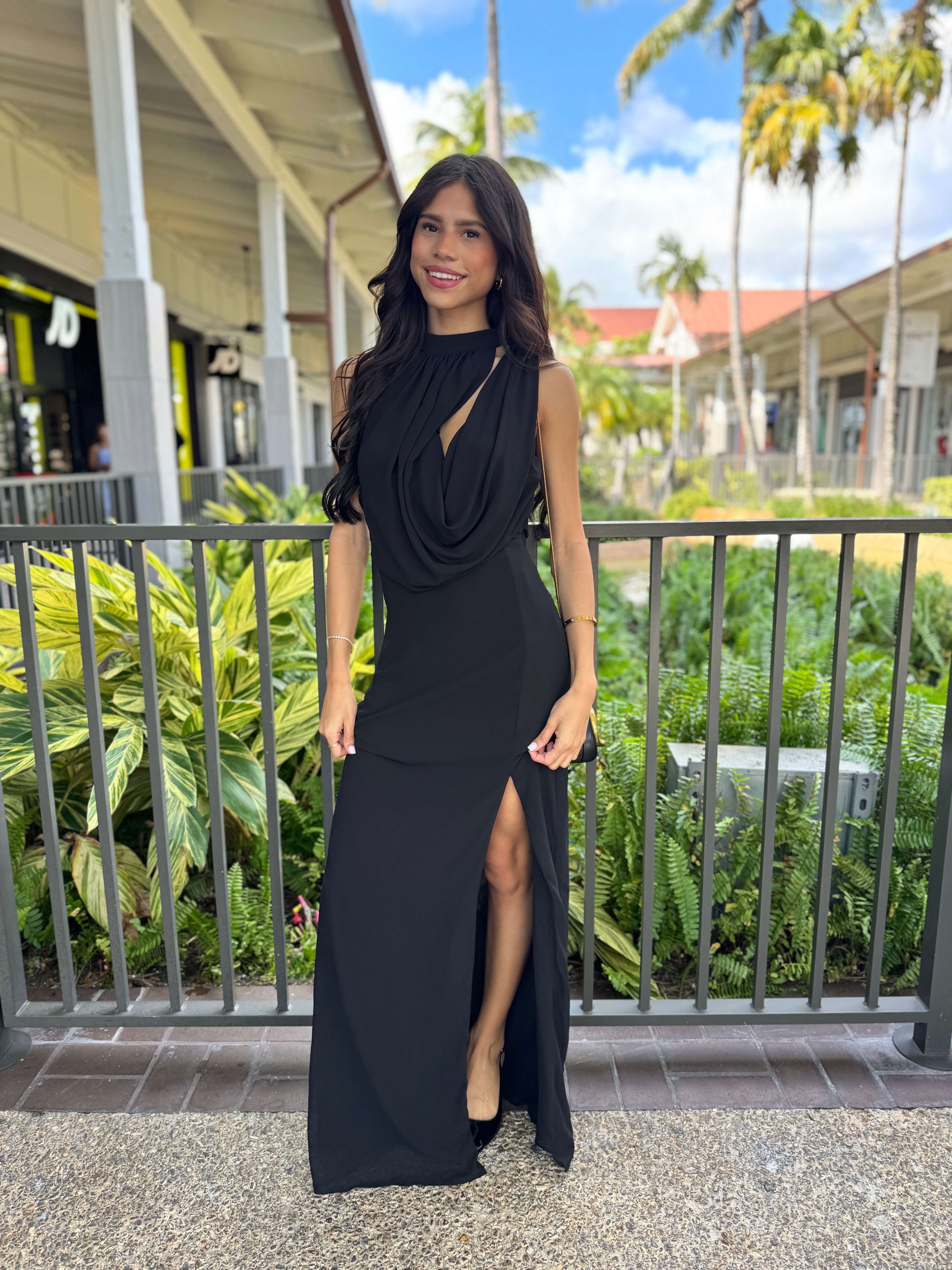 Eternal Grace Draped Maxi