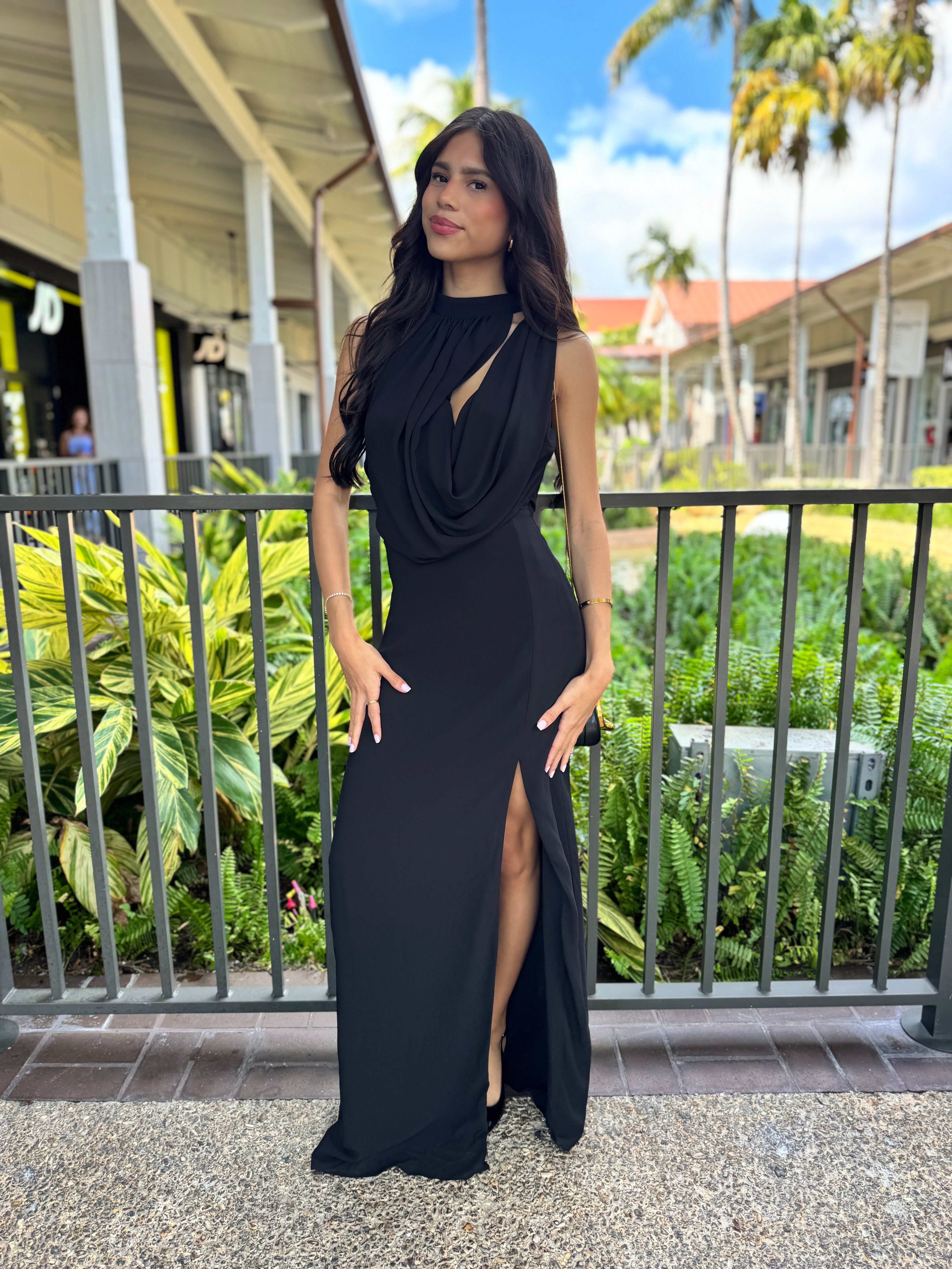 Eternal Grace Draped Maxi