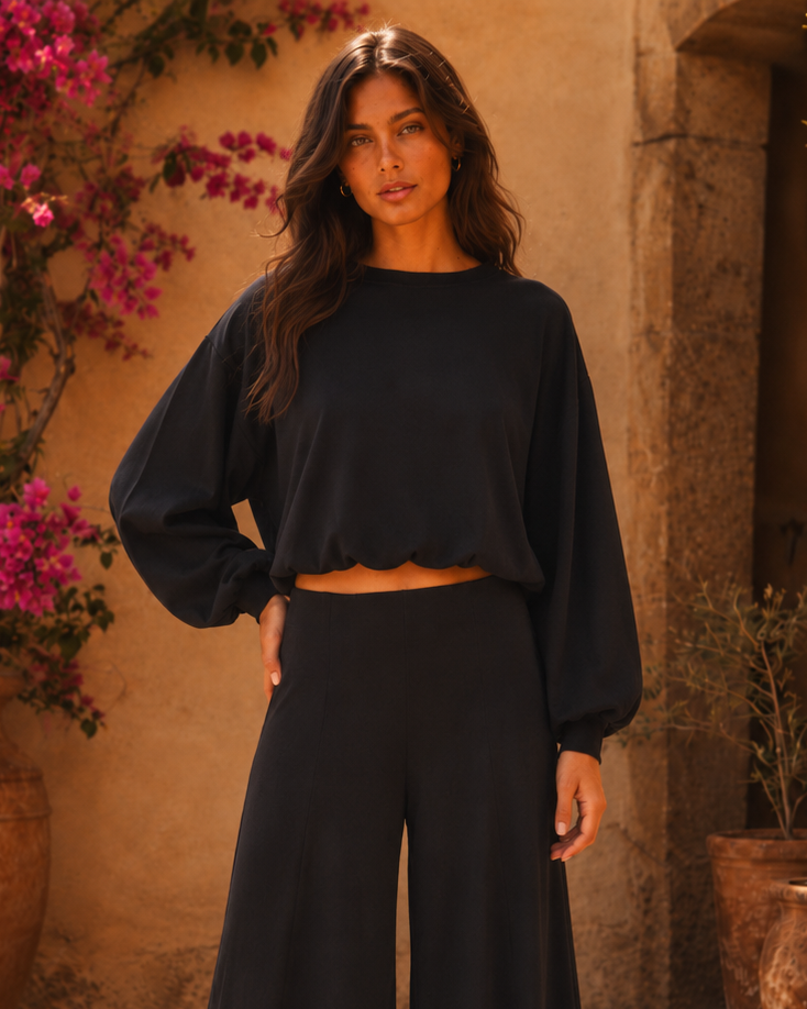 Kylie Cropped Sweatshirt