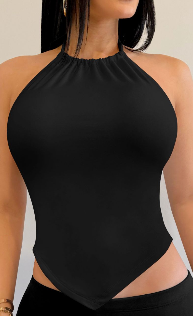 Poppy Top Black