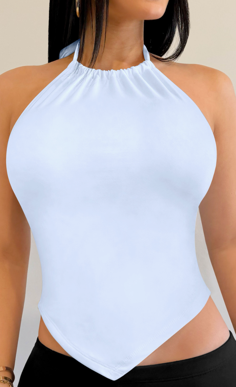 Poppy Top Light Blue