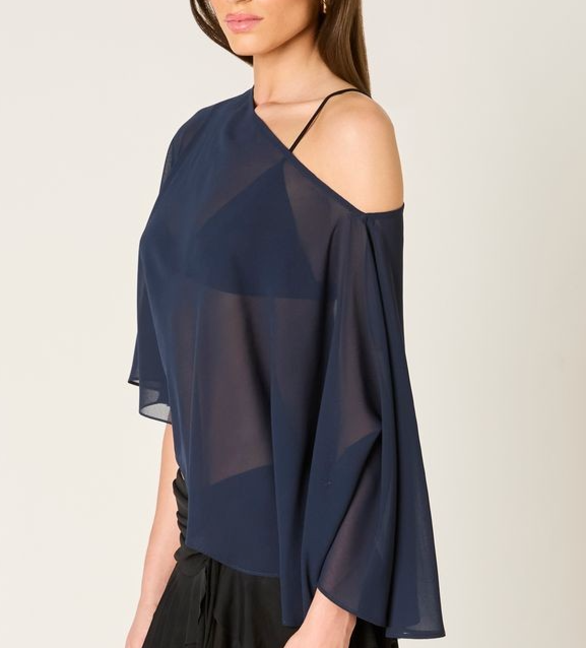 Chiffon Poncho Top