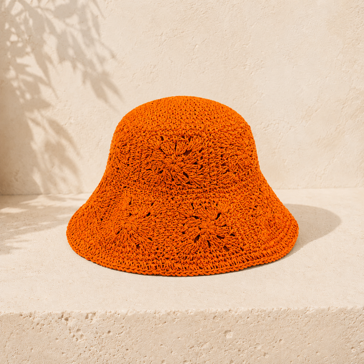 Macrame Floral Bucket Hat