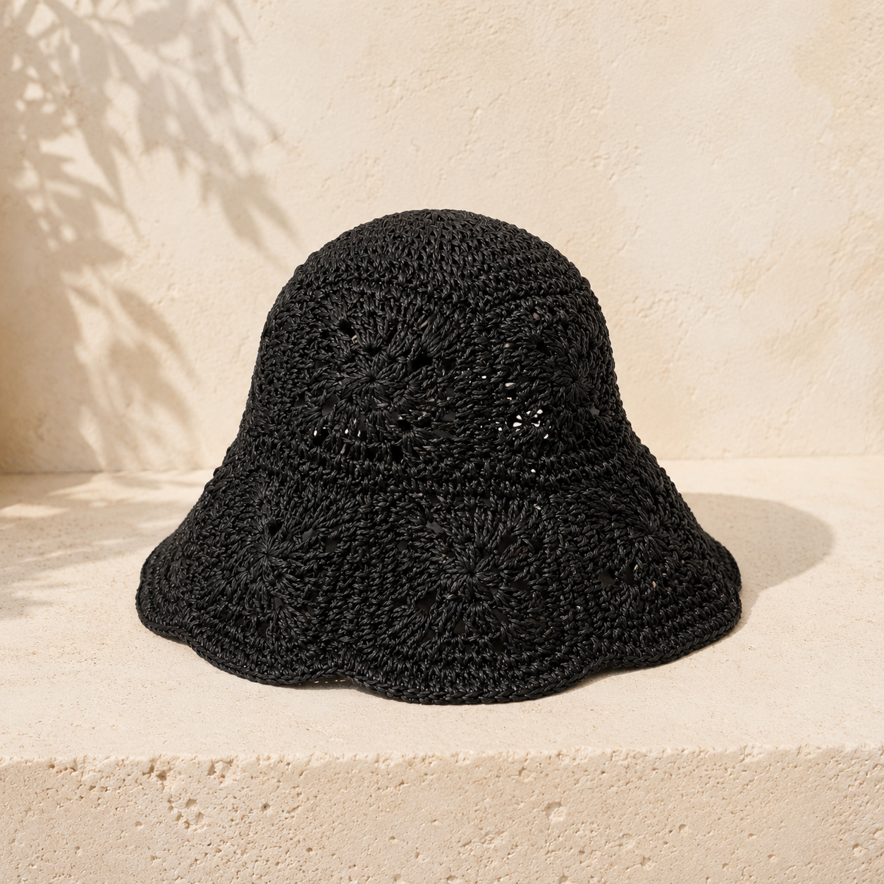 Macrame Floral Bucket Hat