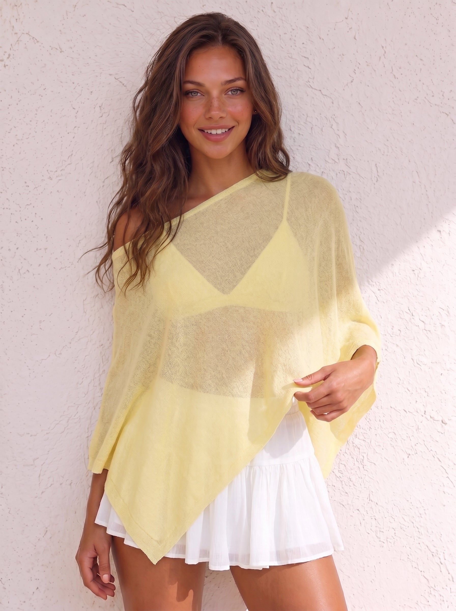 Knit Poncho Top