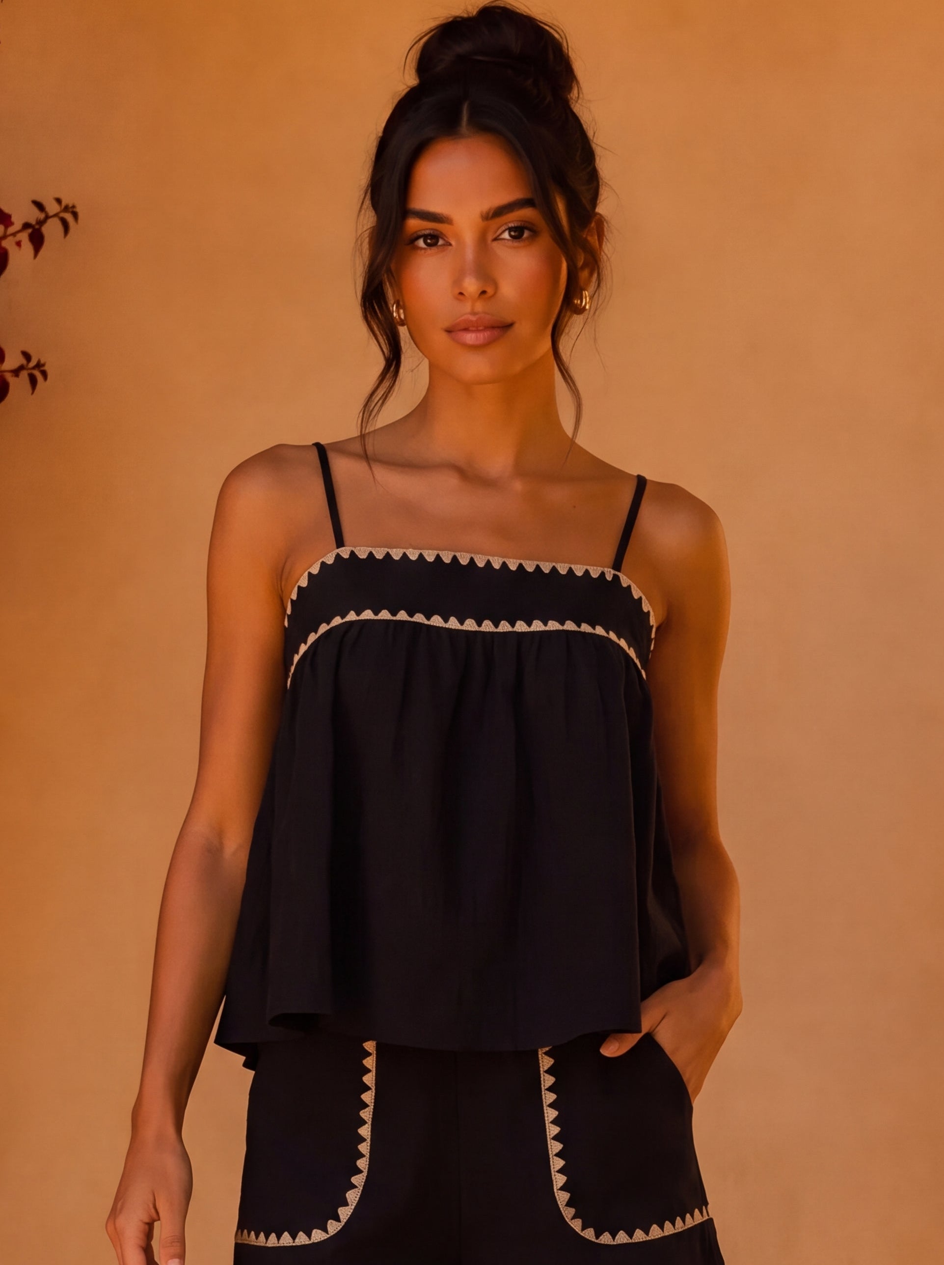 Ashlynn Linen Top